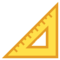 Triangular Ruler emoji on HTC